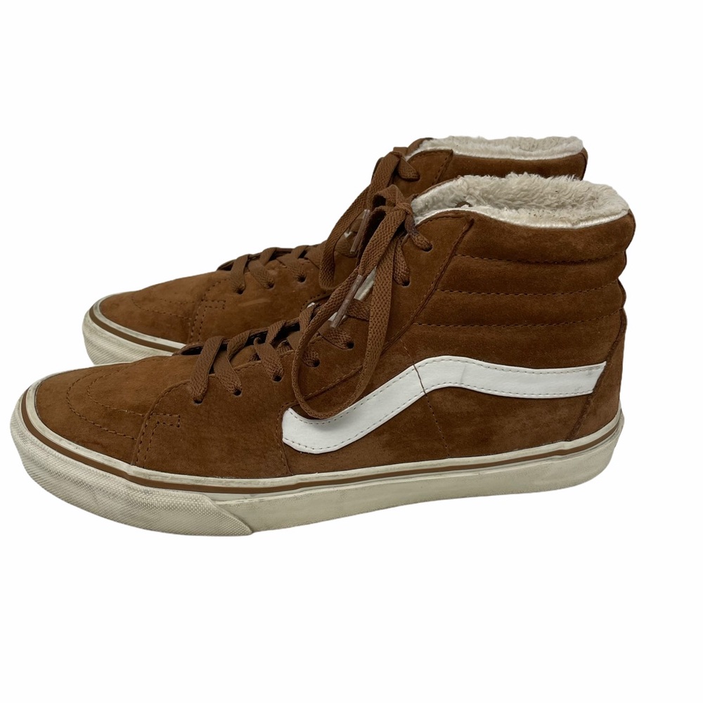 Vans Sk8 Hi Brown Suede High Top Sneakers